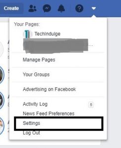 Download Facebook data