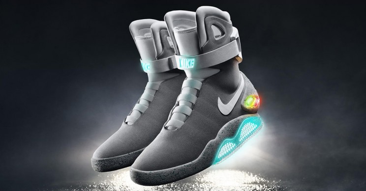 Nike Back to the future self lacing shoe