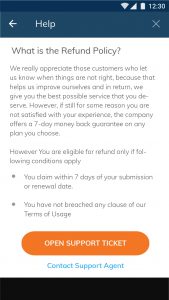 Refund policy