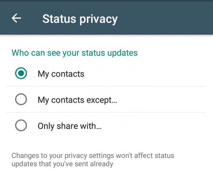How To Choose Who Can See Your Whatsapp Status Update Techindulge