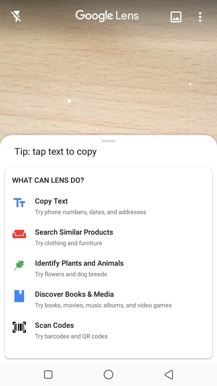 list of things Google lens can do