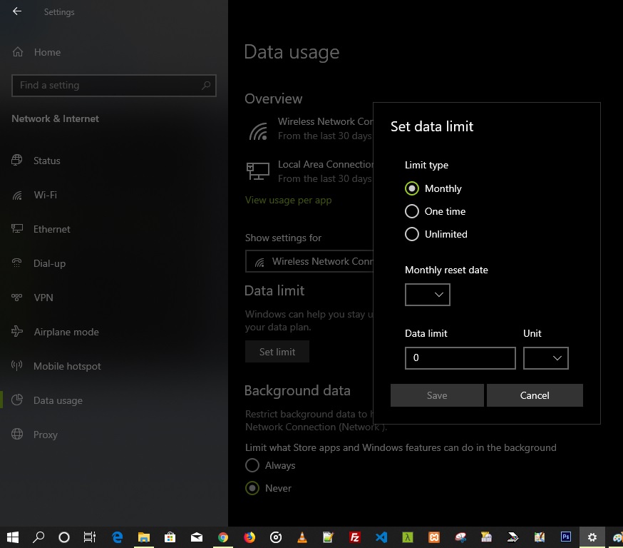 3 Ways To Minimize Internet Data Usage On Windows 10 | Techindulge