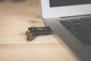 Home 15 USB Drive in a Computer