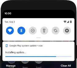 Android 10 update