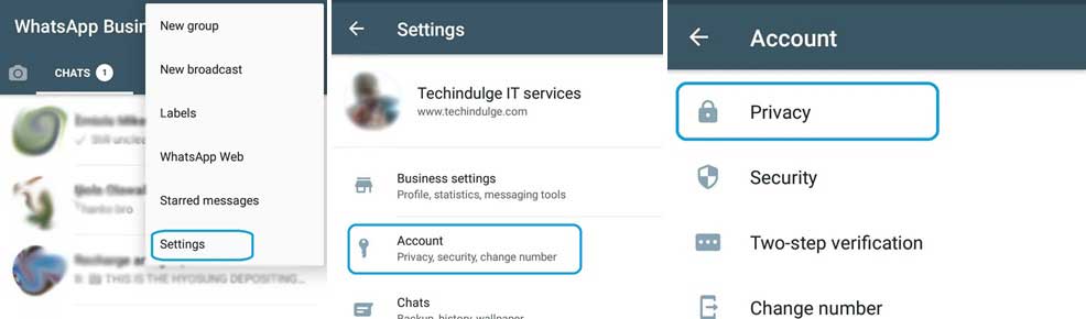 WhatsApp Privacy Settings