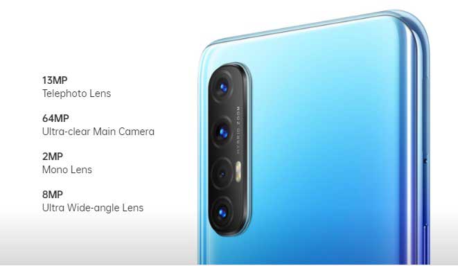 Oppo Reno 3 Pro rear camera