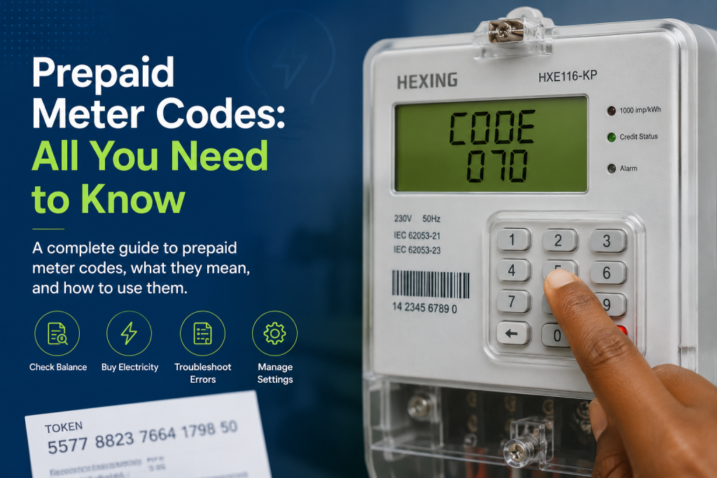 Prepaid Meter Codes: All you need to know 2 Prepaid meter Codes